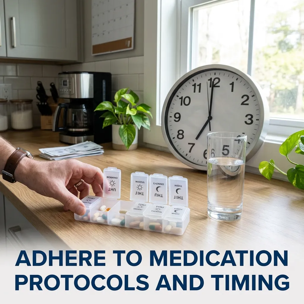 Adhere to Medication Protocols and Timing