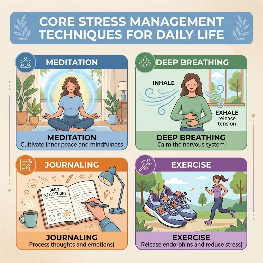 Core Stress Management Techniques for Daily Life