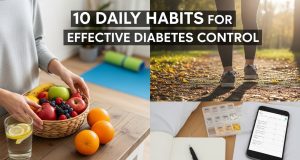 10 Daily Habits for Effective Diabetes Control diabetes control habits
