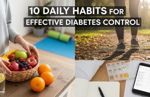 10 Daily Habits for Effective Diabetes Control diabetes control habits